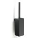 WALL MOUNTED TOILET BRUSH GEDY BLACK