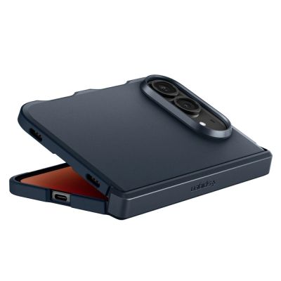 6. Etui Spigen Tough Armor T MagSafe na iPhone Duo - granatowe