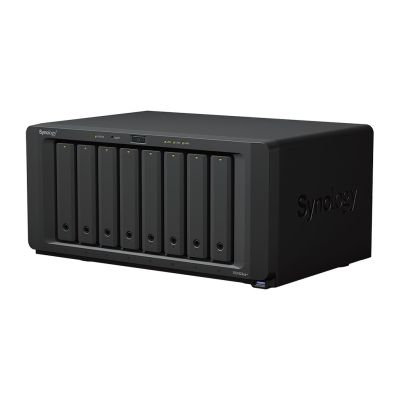 3. NAS Synology DS1823xs+; Tower; 8x (3.5" SATA HDD/2.5" SATA SSD); AMD Ryzen V1780B, 8 GB DDR4 ECC SODIMM (max. 32GB), 2x 1GbE RJ-45, 1x 10GbE RJ-45