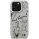 3. Etui Karl Lagerfeld Grained Pattern & Logo MagSafe na iPhone 16 Pro - szare