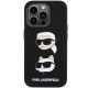 3. Etui Karl Lagerfeld Silicone Karl&Choupette Head na iPhone 15 Pro Max - czarne
