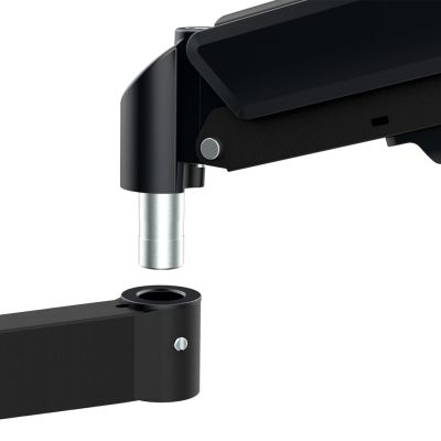 26. MACLEAN UCHWYT NA 3 MONITORY, SPRĘŻYNA GAZOWA, 17"-27", 2-8KG, CZARNY MC-137