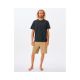 4. Koszulka RIP CURL Plain Wash Tee czarny