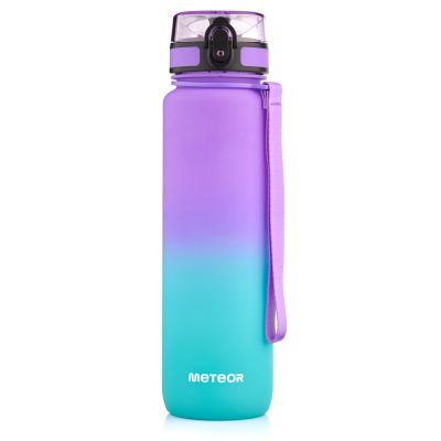 7. Bidon Meteor 1000 ml 17664 fioletowy/błękitny