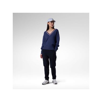 2. Sweter damski ROSSIGNOL W Knitted V Neck granatowy
