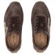 5. Skórzane półbuty damskie sneakersy zamszowe brązowe Filippo DP7961