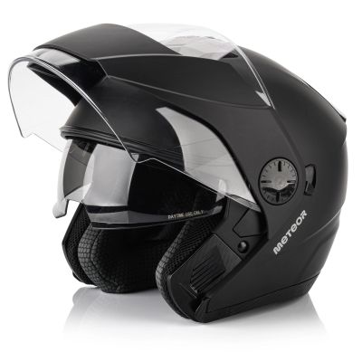 27. Kask motocyklowy Meteor Hekato L 59-60 cm czarny