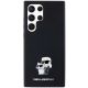 3. Etui Karl Lagerfeld Silicone Karl&Choupette Metal Pin na Samsung Galaxy S24 Ultra - czarne