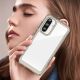 8. Etui Outer Space Case do Samsung Galaxy A26 pokrowiec z elastyczną ramką  - półprzezroczyste, czarne