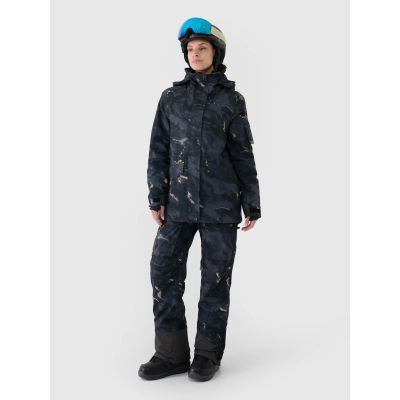 11. Kurtka snowboardowa membrana 10000 damska 4F 4FWAW24TTJAF586-90A