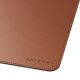 4. Satechi Premium Desk Mat - podkładka na biurko ze skóry wegańskiej (brown)