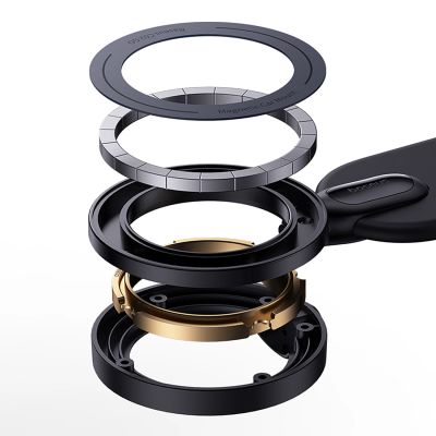 4. Uchwyt Baseus C02 Go Series na deskę rozdzielczą kompatybilny z MagSafe - czarny