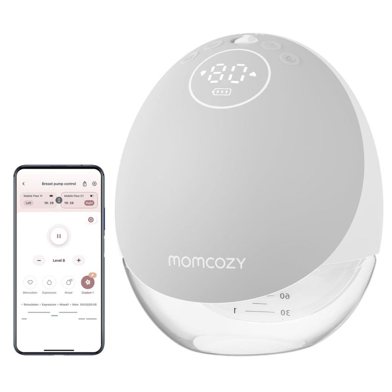4. Laktator Momcozy M9 - pojedynczy (szary)