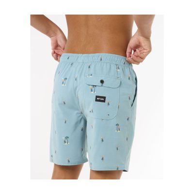 3. Boardshorty RIP CURL Hula Breach Volley niebieski