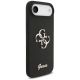 4. Etui Guess Silicone Big 4G Script na iPhone Air - czarne