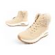 8. Skechers Uno Rugged buty sportowe damskie botki ocieplane zimowe brązowe