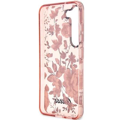 7. Etui Guess Flower Collection na Samsung Galaxy S23+ - różowe