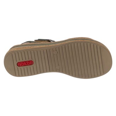 4. Rieker Sandals V0951-54 Zielone 37