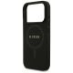 6. Etui Guess Saffiano Classic Logo MagSafe na iPhone 17 Pro - czarne