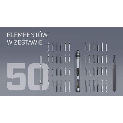 8. Extralink POWERLINK WKRETAK ELEKTRYCZNY 50 W 1 SET SCREWDRIVER ELECTRIC 50 IN 1
