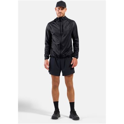 7. Kurtka wodoodporna męska ODLO Zeroweght Dual Dry PK Waterproof Jacket czarna