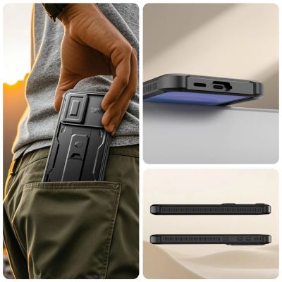7. Etui Tech-Protect Kevlar Cam+ 2-Set na Samsung Galaxy A57 5G - czarne