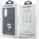 8. Etui Karl Lagerfeld Fixed Glitter Ikonik Logo Metal Pin na Samsung Galaxy A37 5G - czarne