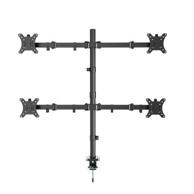 GEMBIRD BIURKOWE RAMIĘ/UCHWYT DLA CZTERECH MONITORÓW (REGULOWANE), 13”- 32”