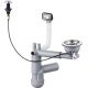 Syfon do zlewozmywaka granitowego 1-komorowego - Space-Saver ZXY 9911 5907650841593