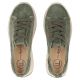 5. Skórzane sneakersy na platformie zielone Filippo  DP7959