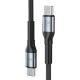 3. Kabel 3mk Hyper Cable N-SERIES USB-C / USB-C 2m 20V/5A 100W / czarny