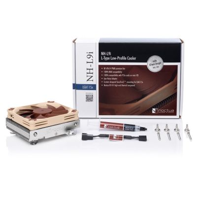 9. Chłodzenie CPU NOCTUA NH-L9i Intel Low Profile 37mm