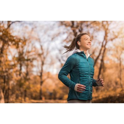 10. Słuchawki dokanałowe bezprzewodowe JVC HA-EC25T Białe