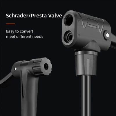 2. Pompka rowerowa Rockbros 42510001001 podłogowa - czarna