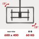 8. Uchwyt sufitowy dla TV Maclean, max. obciążenie 60kg, 43-86", max VESA 600x400, MC-112 B