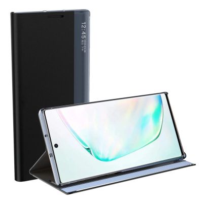 7. New Sleep Case pokrowiec etui z klapką z funkcją podstawki Samsung Galaxy A03s (166,5) czarny