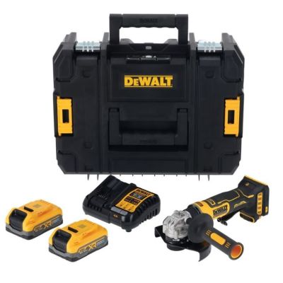 DEWALT SZLIFIERKA KĄTOWA  125mm 18V DCG404S2T 2x3,5Ah BL