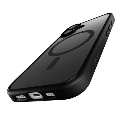 7. Etui silikonowe Puro Gradient MagSafe do iPhone 16 - czarne