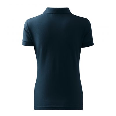 3. Koszulka polo Malfini Cotton W MLI-21302 granatowy