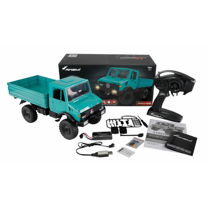 8. Amewi Mercedes-Benz Unimog Advanced 4WD 1:12 RTR benzyna