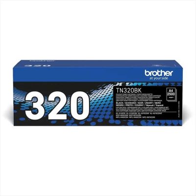 5. Toner Brother czarny TN320BK=TN-320Bk, 2500 str.
