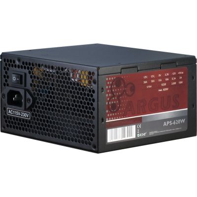 2. Inter-Tech Argus APS moduł zasilaczy 620 W 20+4 pin ATX ATX Czarny
