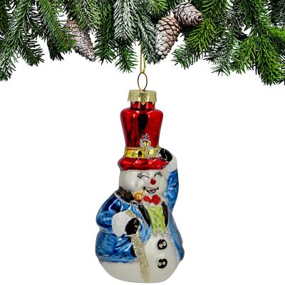 BOMBKA SZKLANA FORMÓWKA BAŁWAN SASKA GIFT & DECOR