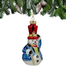 BOMBKA SZKLANA FORMÓWKA BAŁWAN SASKA GIFT & DECOR