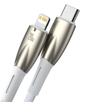 2. Kabel Baseus CADH000002 Lightning - USB-C PD 20W 480Mb/s 1m - biały