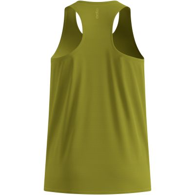 5. Koszulka tech. bez rękawów męska ODLO Tank crew neck ZEROWEIGHT CHILL-TEC zielona