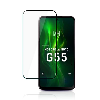 15. Szkło hartowane 3mk HardGlass Max Lite Black na Motorola Moto G55 5G