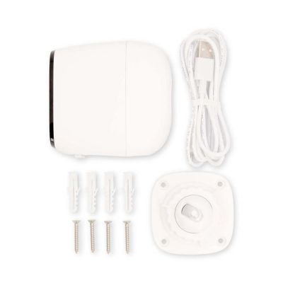 8. Kamera zewnętrzna Nedis Smartlife Wifi, IP66, czujnik ruchu, night vision, biały