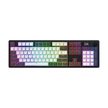 HATOR Skyfall Pro Wireless 100 klawiatura Gaming USB + RF Wireless + Bluetooth QWERTY US English Czarny, Szary