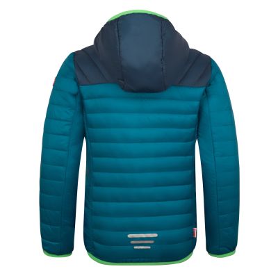 2. Kurtka Trollkids Eikefjord Ultra-light polyfiber ciemny morski/tajemniczy niebieski/świeży zielony/arktyczny niebieski (463-112)